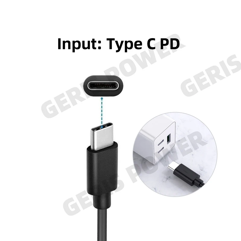 레노버 아수스 델 HP 에이서 삼성 LG 노트북용 USB C PD 충전 케이블 코드, C 타입-DC 범용 전원 어댑터 컨버터