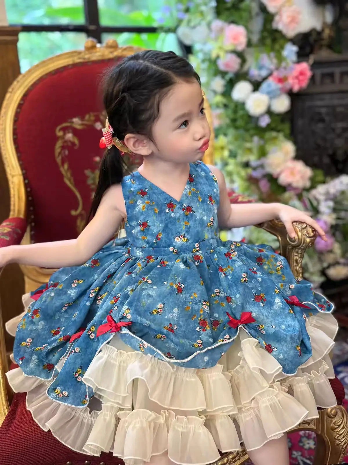 summer-spanish-vintage-royal-palace-princess-blue-lace-gauze-dress-girl-kawaii-lolita-clothes-elegant-party-evening-tulle-lace