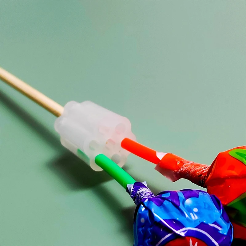 25 sztuk plastikowy Lollipop podstawa do bukietów uchwyt DIY kwiatowe bukiety cukierków kompozycja kwiatowa narzędzie do robienia materiałów na wesele