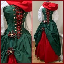 Claire Fraser Costume Ball Gown TV Outlander Highland Scottish Dress Medieval Renaissance Rococo Scottish Costumes For Women