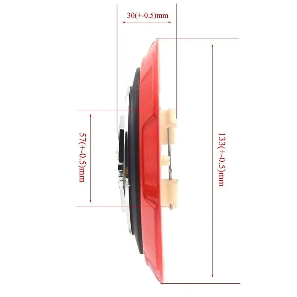 Sport Wheel Hub Center Caps 4Pcs 133mm Outer Size For Fiat Abarth 500e Tipo 500 500x Panda Punto 500L Car Wheel Rim Accessories