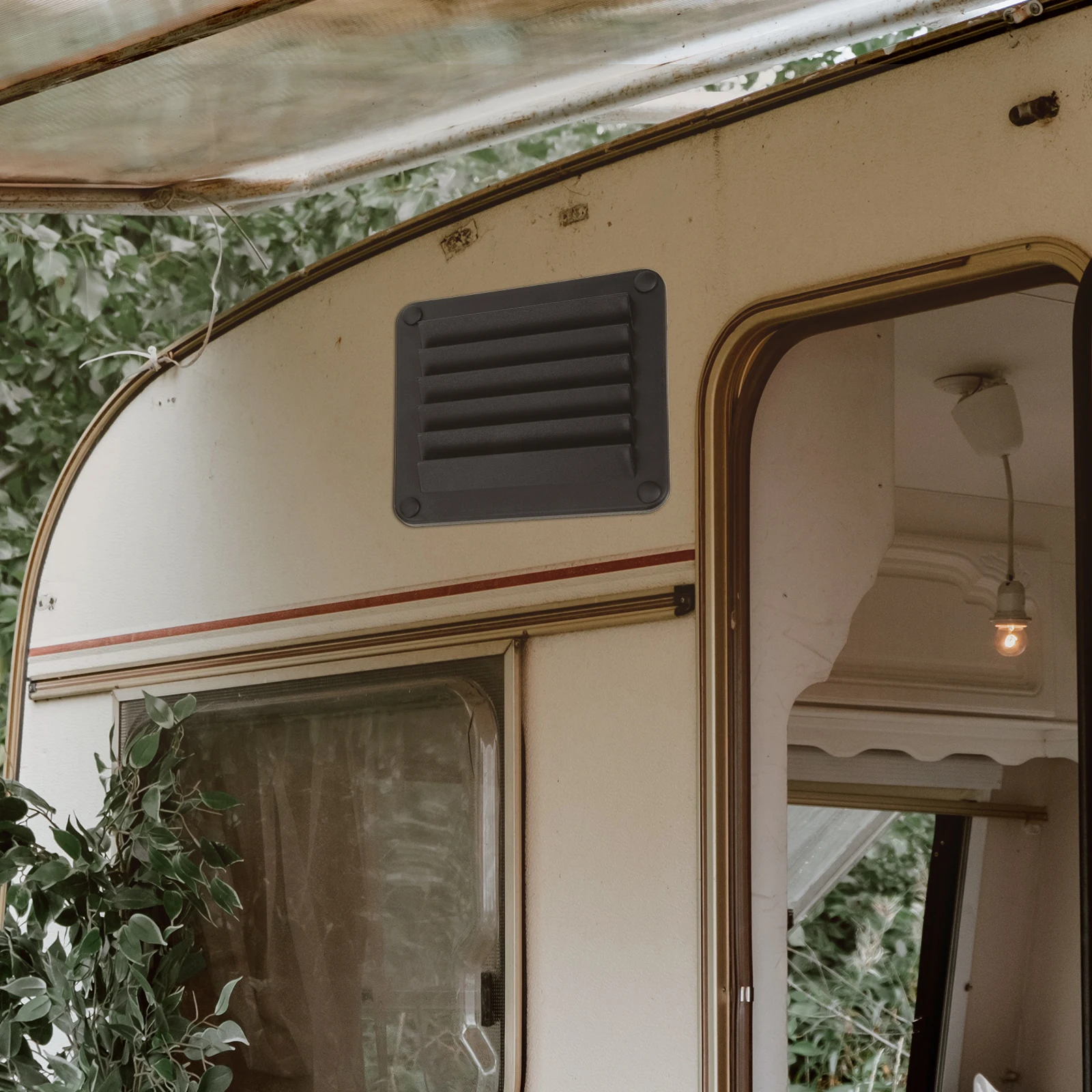 Nylon Ventilation Window Marine Boat Louvered Cover Air Flow Exhaust Durable Caravan RV Yacht Accessory Vent Panel Fade