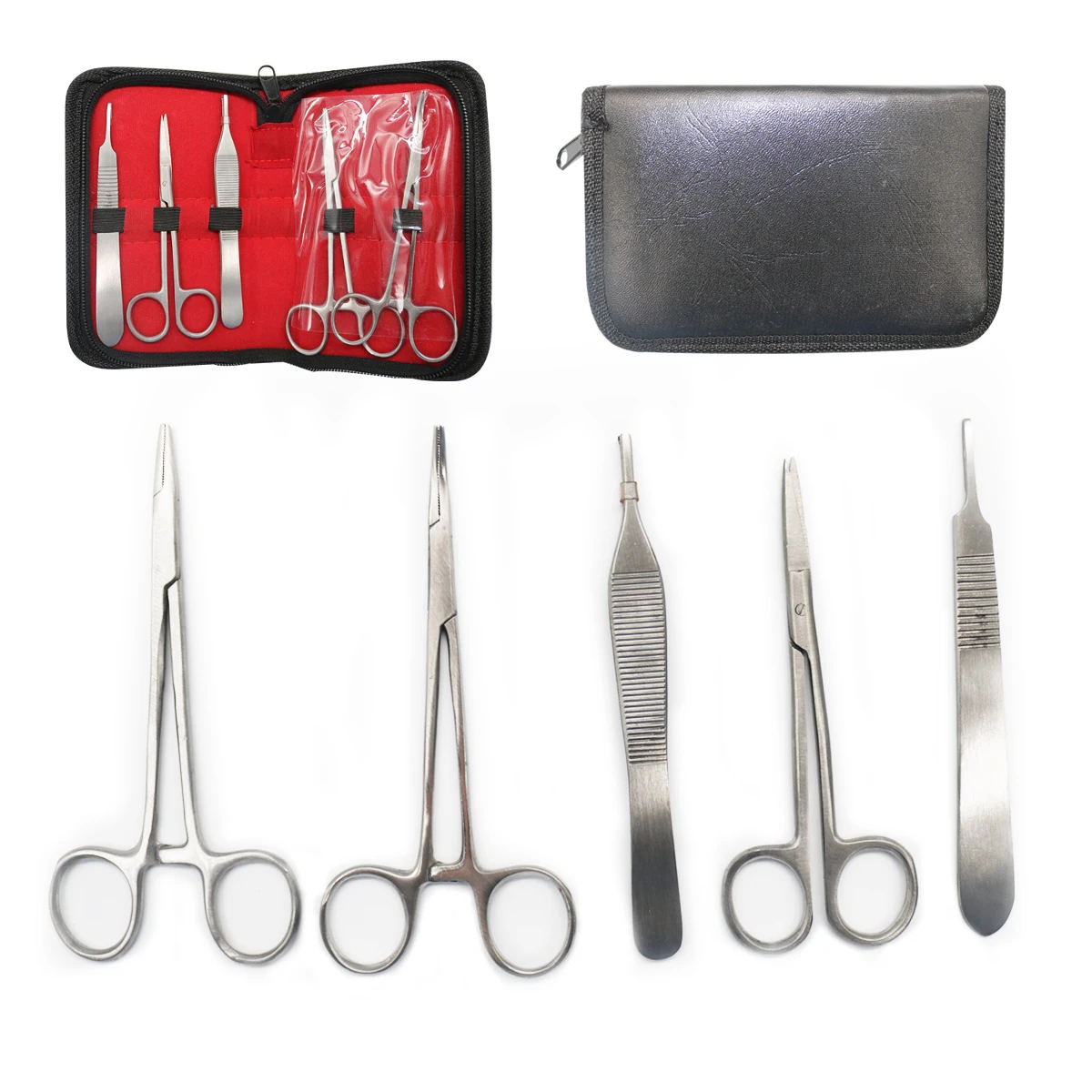 

Medical Skin Suture Surgical Training Kit Needle Scissors Practice Training Kit Set for Practice Training Use