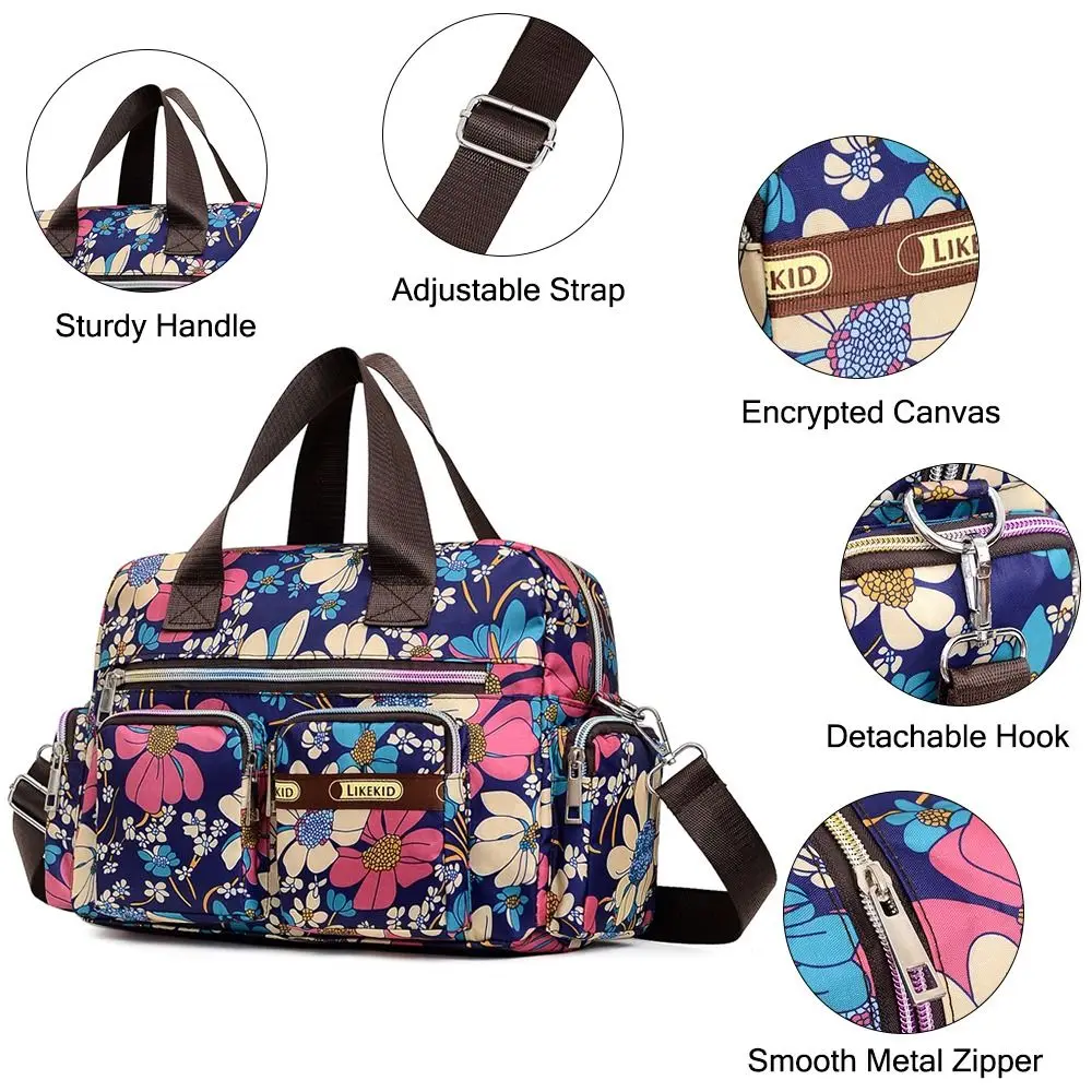 Easy to Carry Women\'s Travel Bags Trendy Large Capacity Weekender Carry-on Bag Overnight Shoulder Bag for Travel/Gym/Yoga