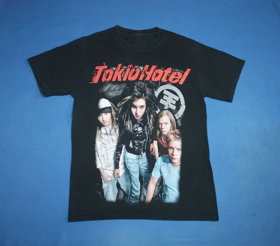 Tokio Hotel Tour T-Shirt Short Sleeve Cotton All Size T-Shirt