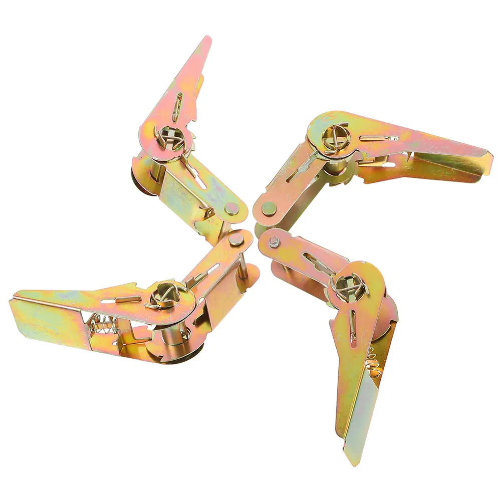 

4pcs Ratchet Tensioner Accessories Heavy Duty Cargo Strap Hardware Belt Buckle Securing Tie Down-Compatible Tasks Precise