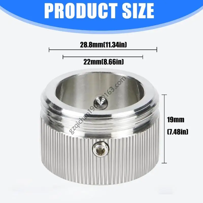 X7AB Radiator Valves Adapter M30x1.5 الخيط التدفئة ترموستات محول استبدال محول ترموستات الفولاذ المقاوم للصدأ