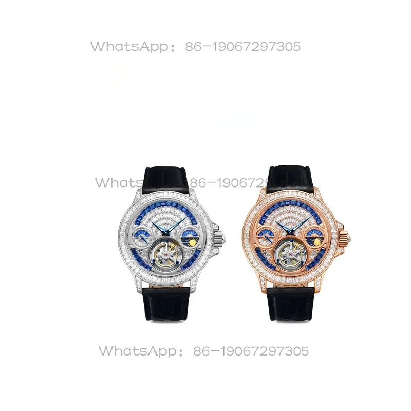 806 New Round Tourbillon Men's Fully Automatic Mechanical Watch Waterproof