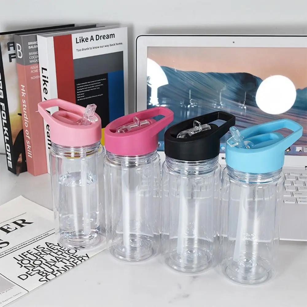 NEW 300ml Capacity Snow Globe Tumbler Reusable Double Layers Mason Jar Cups Pre-Drilled Break-Resistant Water Bottles DIY Gift
