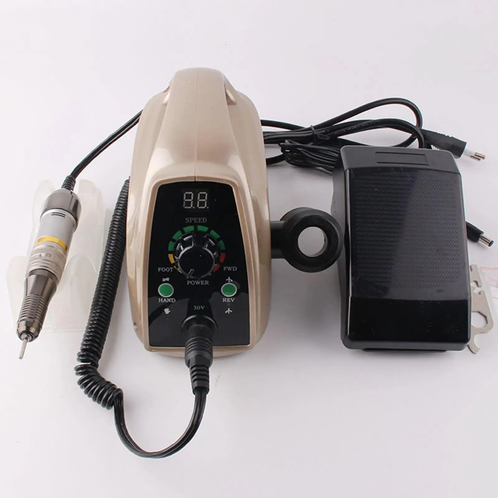 Professional Electric Nail Drill Machine 35000 RPM Polishing File Manicure Machine for Shaping Acrylic Nails Polisher EU