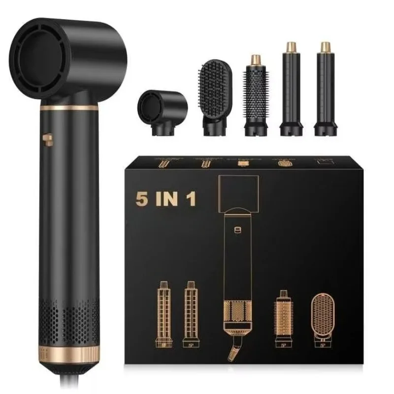 One Step Professional 5 in 1 Hair Dryer Set Multi Styler Hair Tools Iron Curling High Speed Blow Dryer Brush