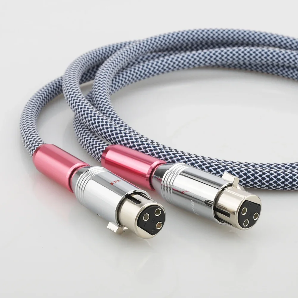 Audiocrast XLR Аудио посеребренный аудиокабель Hi-Fi XLR Аудио-видео кабель 1M xlr