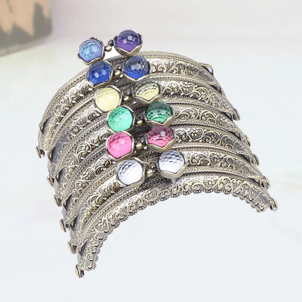 

6 pcs Clutch Frame Metal Clutch Frame Purse Making Purse Making Accessories Accessories Lock For Handbag Diy Craft Bag Hardware