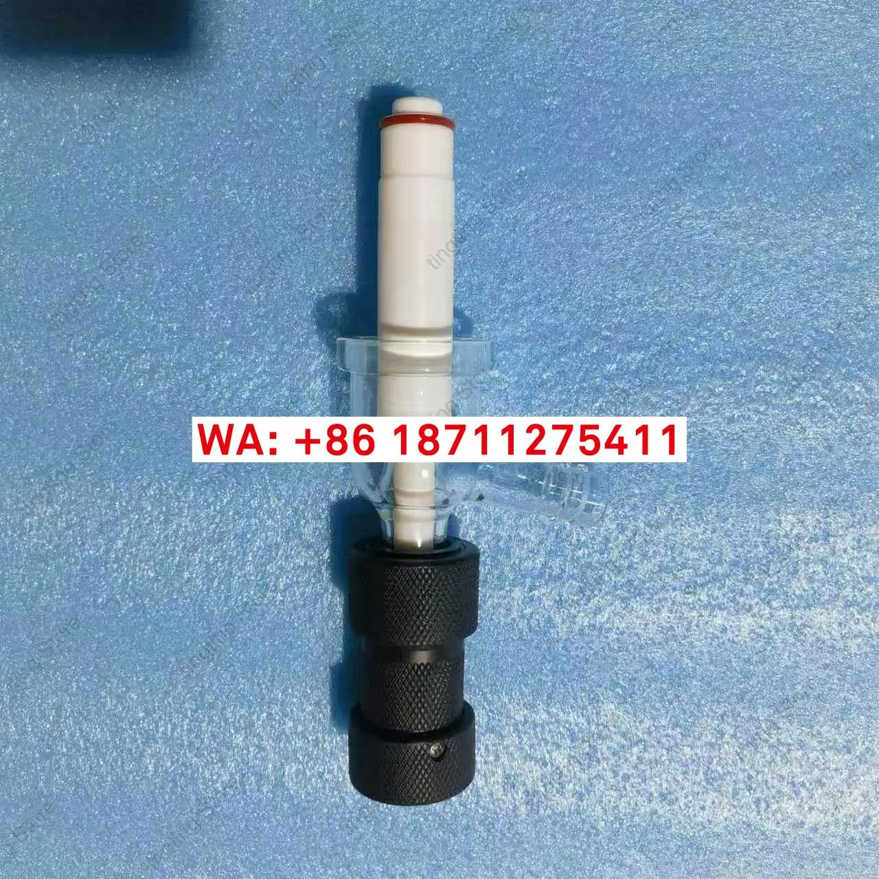 80 flange full PTFE discharge bottom valve DN25 bottom valve glass reaction kettle accessories