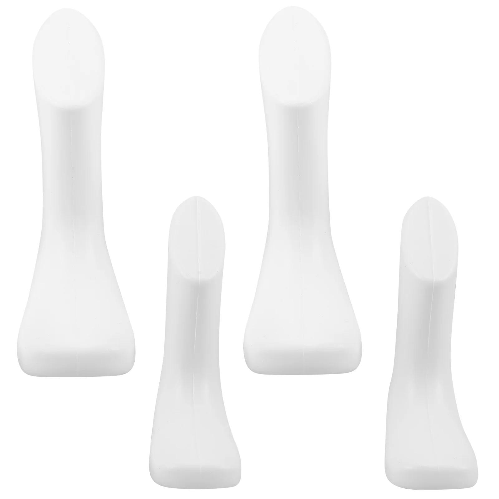 

4 Pcs Foot Mold Mannequin Display Holder Stand Shoe Form Socks 's Plastic Feet