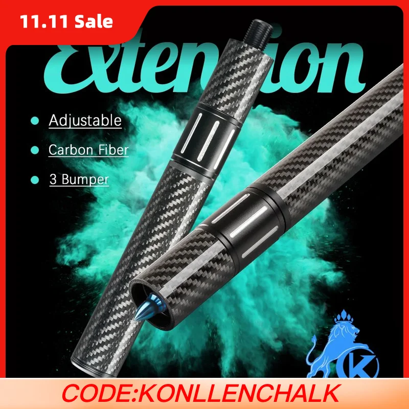 

Удлинитель для бильярда из углеродного волокна, выдвижная палка, бильярдные аксессуары для Mezz Predator, кий KONLLEN ZOKUE Jflowers