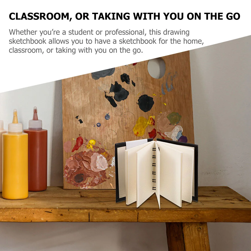 

Watercolor Painting Book Small Pad Wood Pulp Paper Student Artist Drawing Pad Notebooks