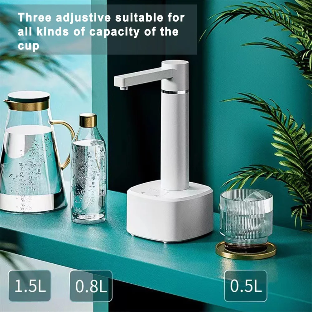 Electric Water Gallon Pump Automatic Water Dispenser Smart Table Water Bottle Pump 1800mA Rechargeable Drinking Water Machine