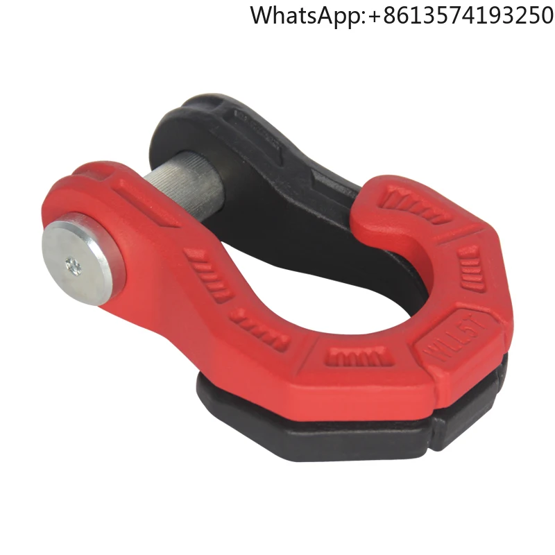 

Двухцветный крюк-шакл 3/4 D-образной формы, 11000 фунтов, для внедорожников 4x4, трос для лебедки, буксировочный крюк для автомобиля/джипа, для крепления лебедки