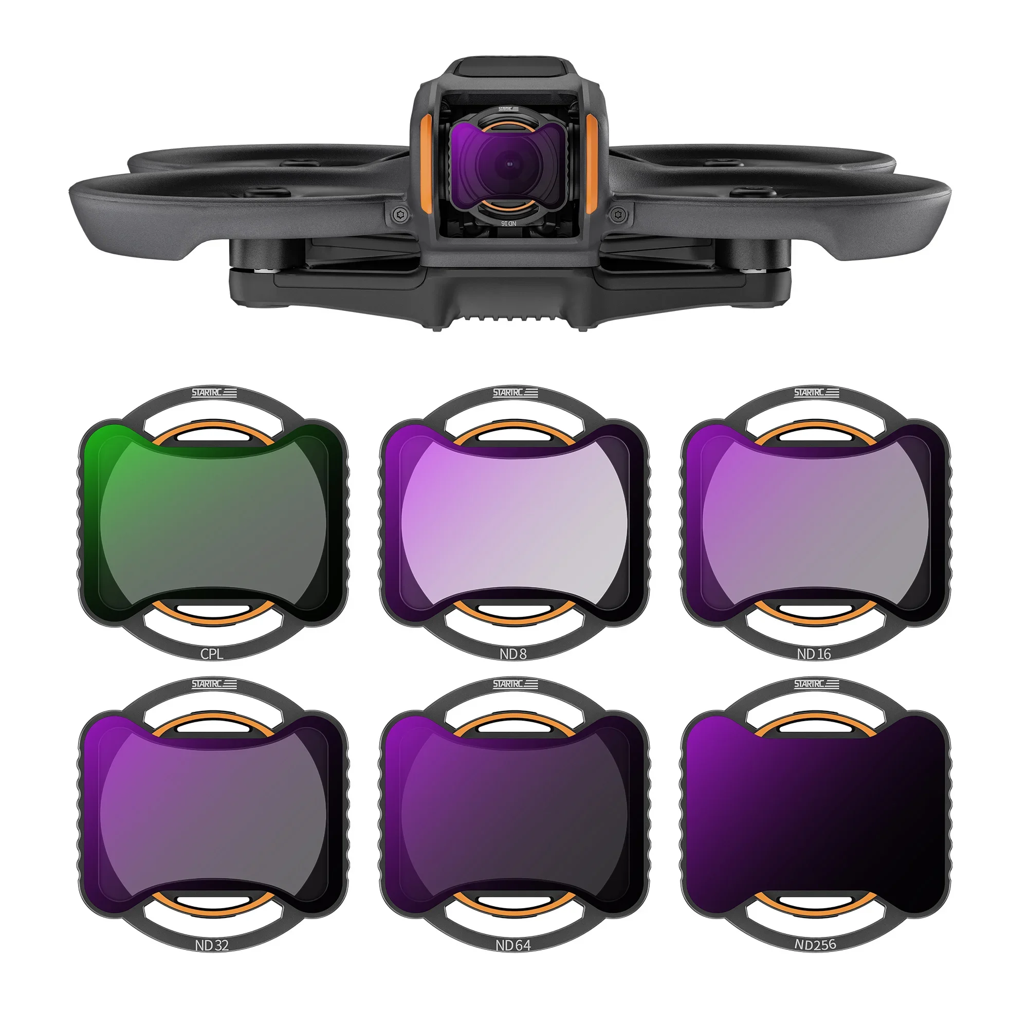 ND Set 6 in 1 Filters Lens Protector For Dji Avata 2 Drone Accessories Camera Lens CPL UV ND8/16/32 /64/256 Filters Kit