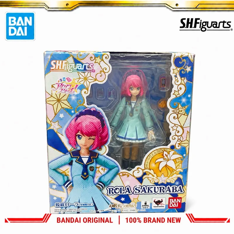 En stock, figura de acción  de Bandai, modelo S H Figuarts Aikatsu, Sakurab