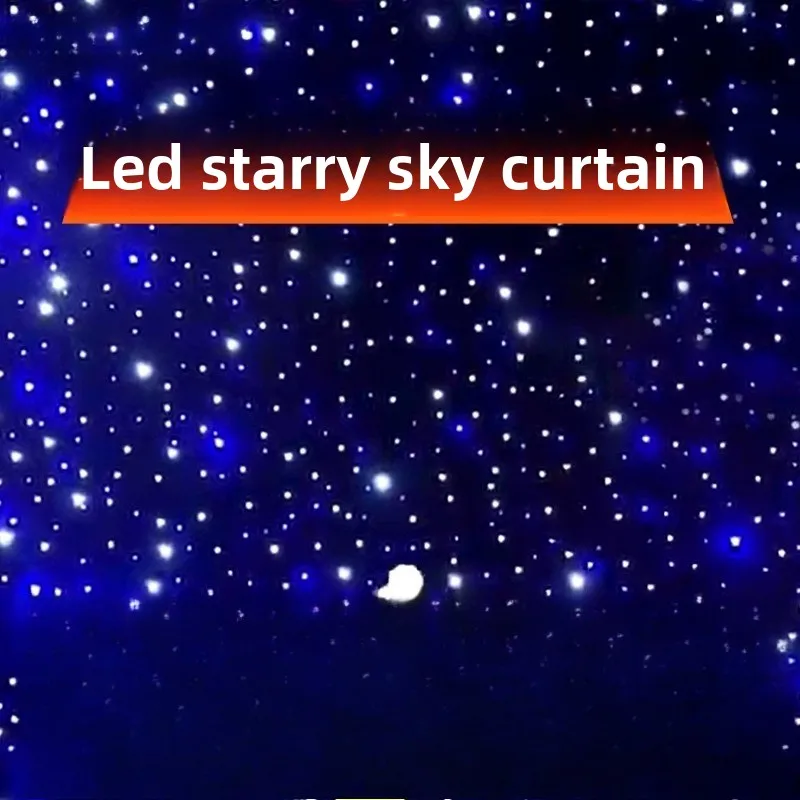 

Stage LED Starry Sky Screen Wedding Lighting Bar Performance Ceiling Gypsy Dynamic Background Top Light Show