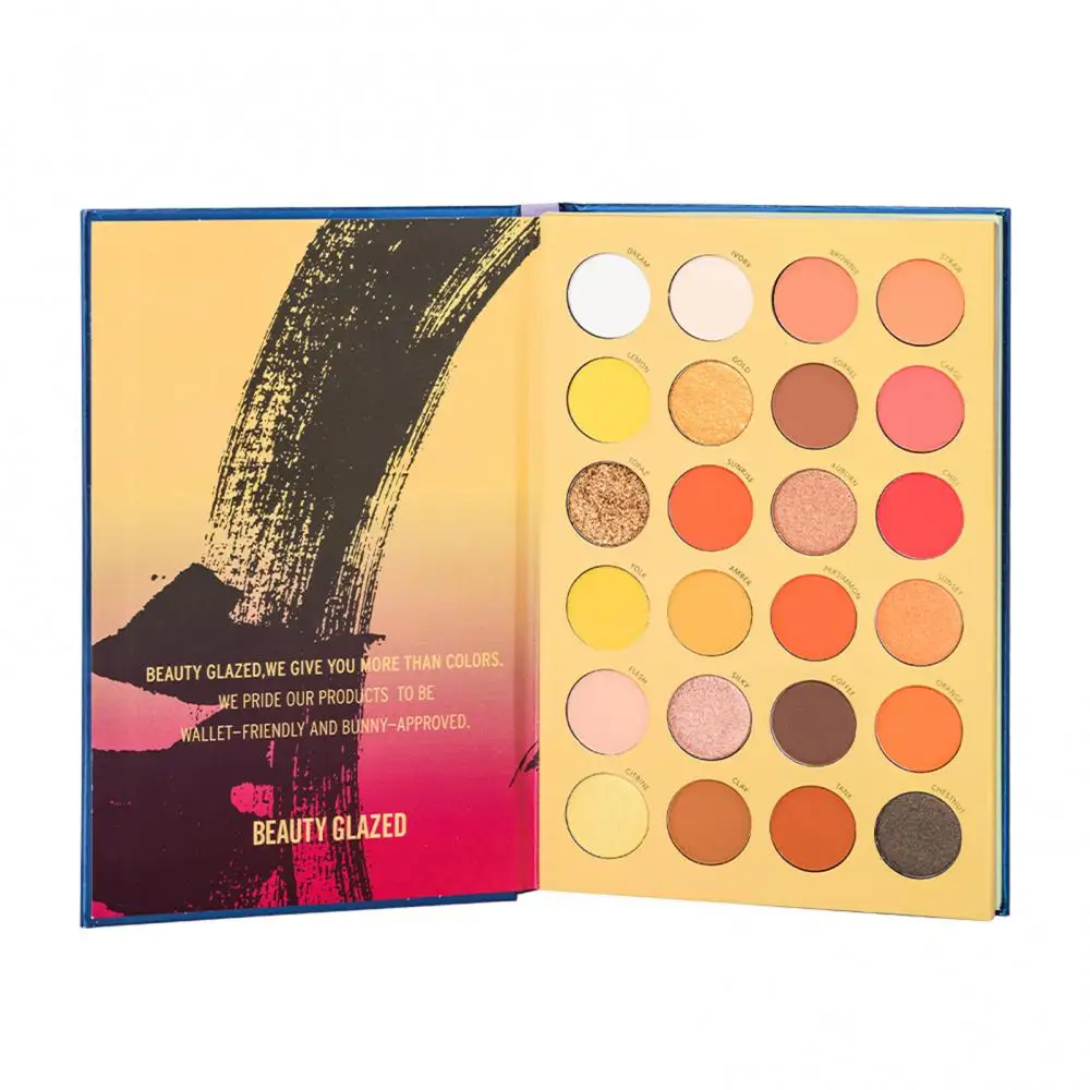 Colors Matte Shimmer Eyeshadow Palette Waterproof Long-lasting Eye Shadow Pigment Earth Color Eyes Makeup Eyeshadow Palette