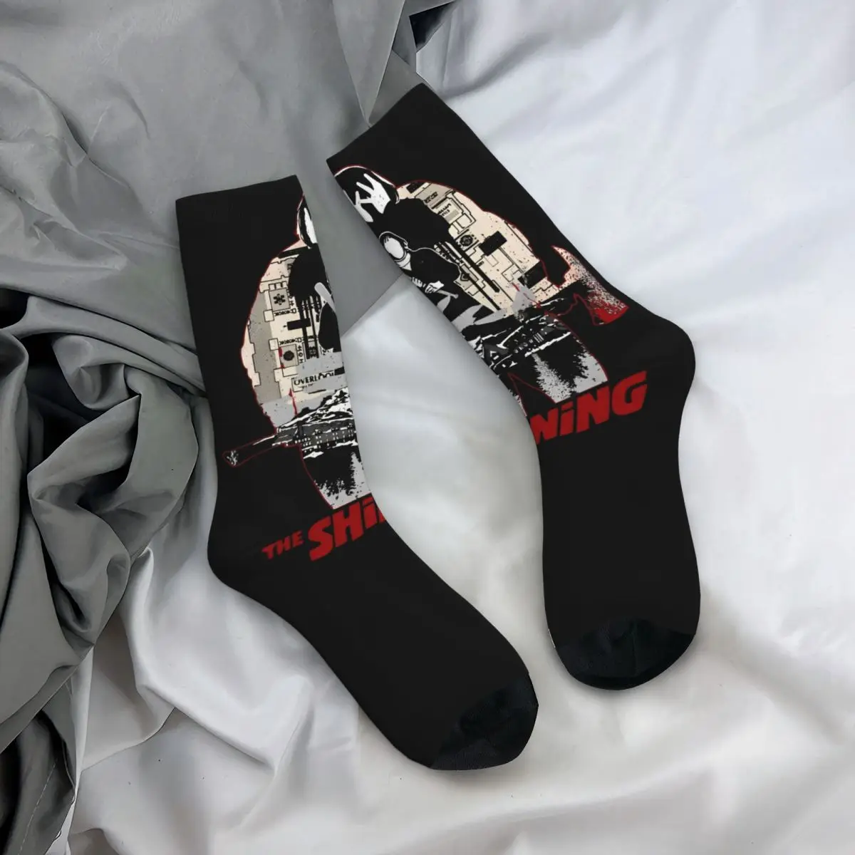 The Shinings Stockings film Custom Kawaii Socks Autumn Non Skid Socks Men Skateboard Warm Soft Socks