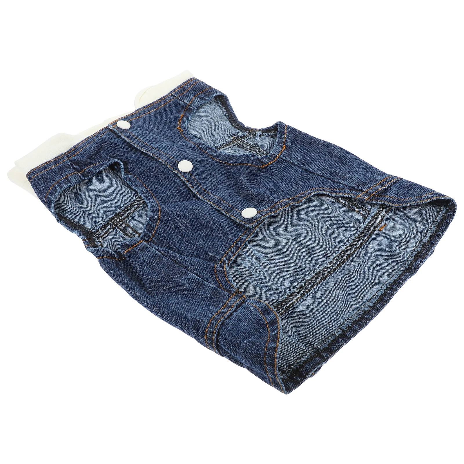 

Pet Denim Jacket for Dogs Cats Chihuahua Poodle Bulldog Yorkie Retro Style Cowbow Vests Doggie Shirt Jean Hat Apparel
