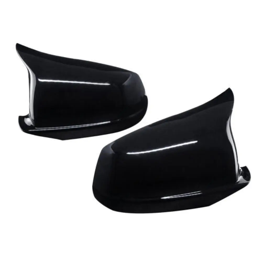 Gloss Black Wing Rearview Mirror Cover For BMW 5 Series F10 F11 Sedan 2011-13