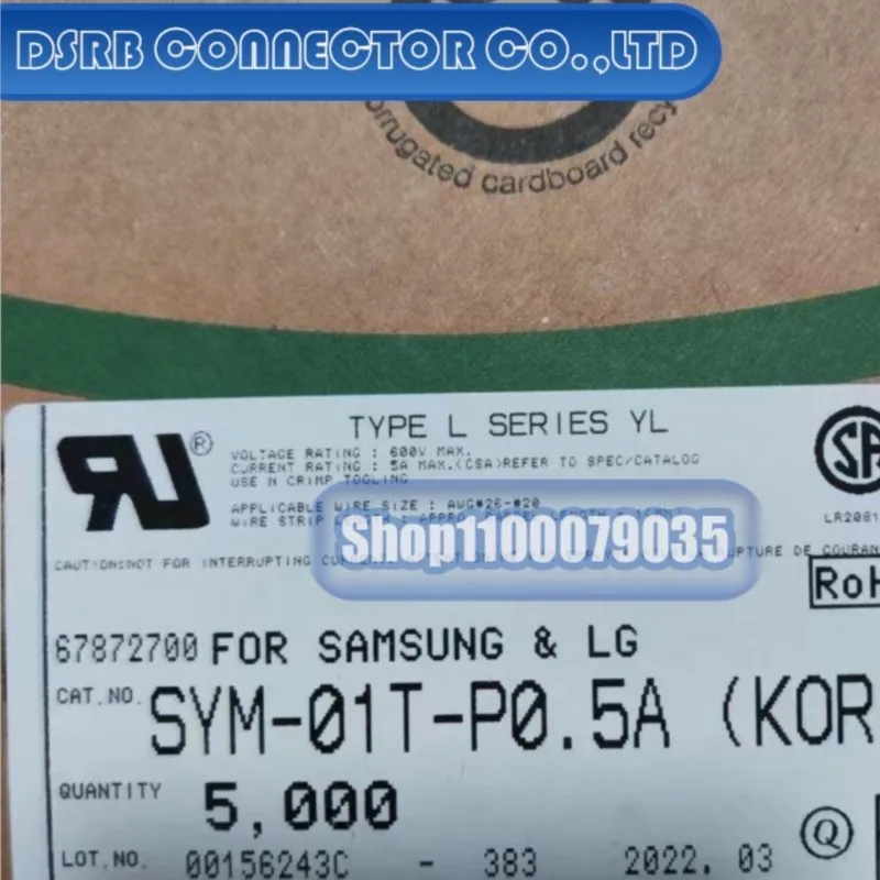 

100pcs/lot SYM-01T-P0.5A W4S 15300014 3901-2026 1-480709-0 15396680 15430903