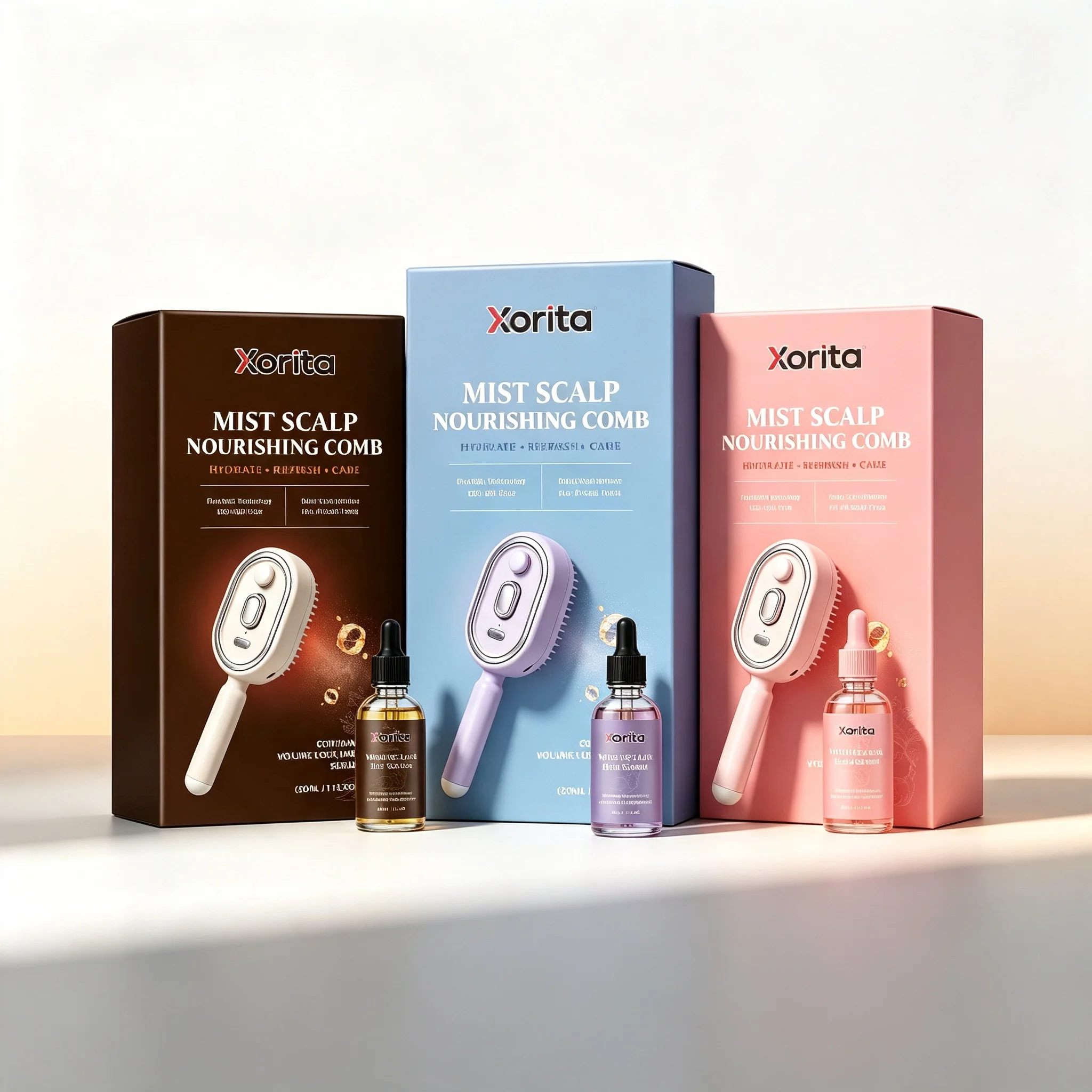 Hair Care Serum - Xorita Spray Scalp Massage Comb with