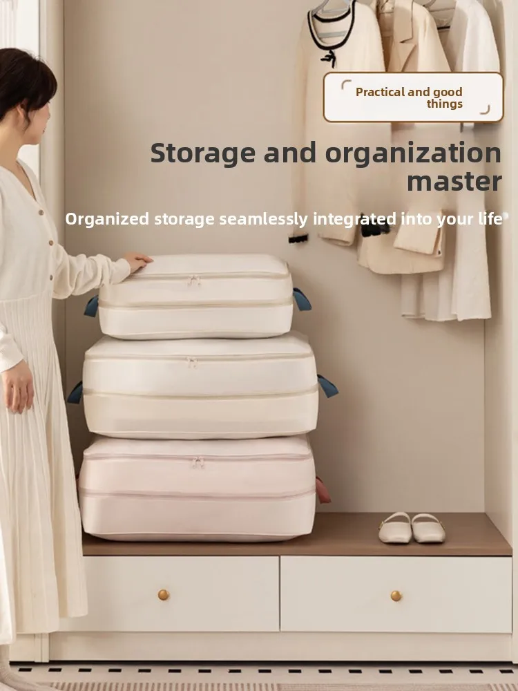 

Вместительная сумка для хранения пуховых одеял, компрессионная сумка-органайзер из мягкого материала, прочное решение для хранения в доме, спальне, шкафу.