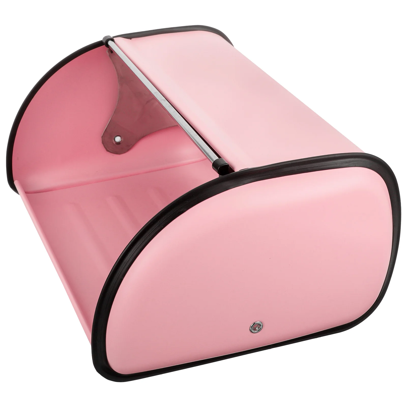 

Box Metal Storage Container for Kitchen Countertop Pink Mirror Finish Stainless Bread Storage Steel Bread Holder Bin