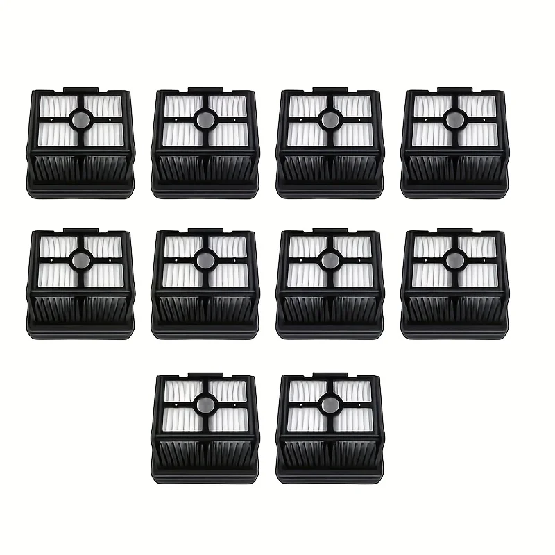 10‑Pack Replacement HEPA Filters Compatible For Dreame H12 Pro / H12 Plus Wet‑Dry Vacuum Cleaner Accessories