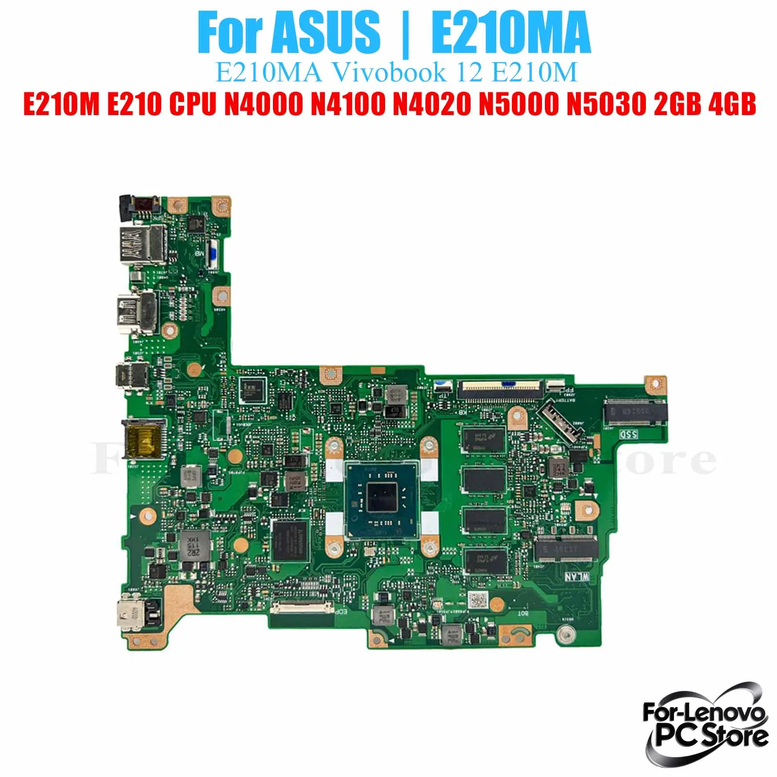 

E210MA For ASUS Mainboard Vivobook 12 E210M Laptop Motherboard E210 E210MA with E210MAB Laptop Mainboard