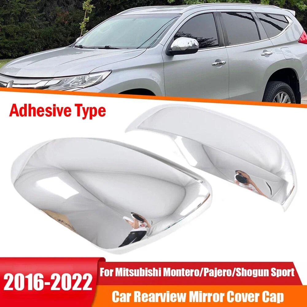 

Для Mitsubishi Montero Pajero Sport 2016-2022 2x автомобильная наклейка на боковое зеркало заднего вида, крышка крыла, внешний чехол, аксессуары для отделки