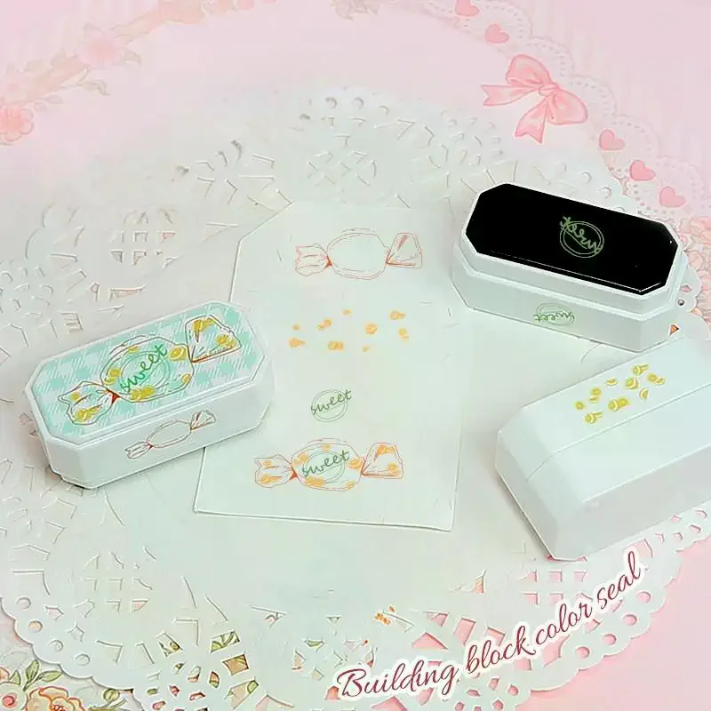 3Pcs Precision Stamps Afternoon Tea Series Layered Light-Sensitive Stamp Set For Journals Cards Gift Wrapping - view 5