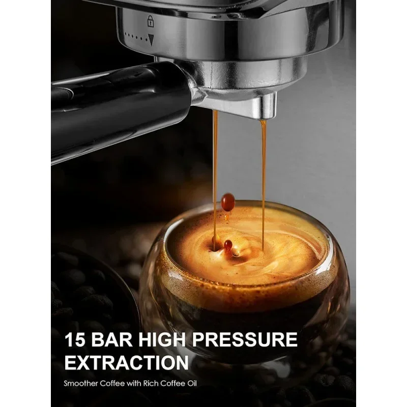 

'for15Bar Espresso Machine Coffee Maker with Commercial Steamer for Latte and Cappuccino mebashi espresso coffee machine 2033