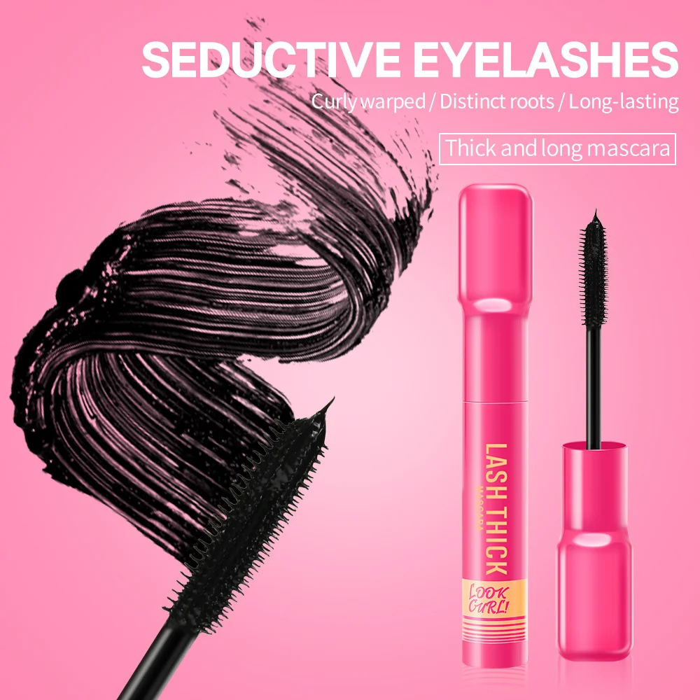 Mascara snello spazzolato styling arricciato impermeabile, resistente al sudore e senza sbavature