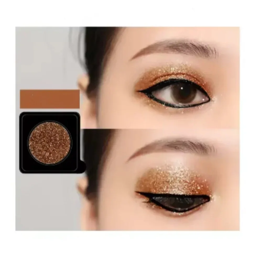 1 Unidade Paleta de Sombras Macaron Matte e Cintilante, Base de Maquiagem para Olhos, Pigmento Marrom Terra, Blush e Pó de Contorno, Paletas de Cor Única