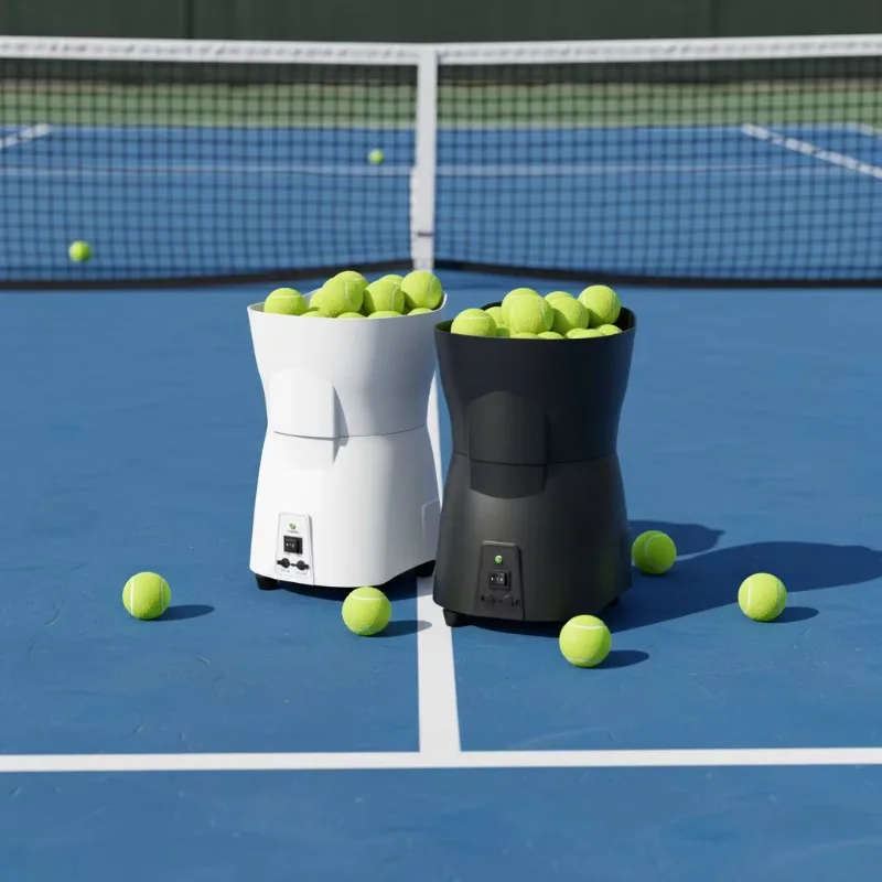 Airo Factory In-stock Automatic Tennis Ball Thrower Machine ABS Steel Beginner Training Single-player Hitting Practice Wholesale