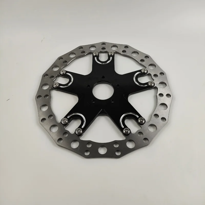 STLF 14 بوصة 16 بوصة دراجة نارية تعديل تعويم قرص فرامل ل Vrod ليلة قضيب العضلات فات بوي اندلاع بجولة الطريق الإنزلاق #3