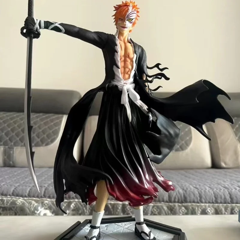 

35cm Bleach Ichigo Kurosaki Ichigo Anime Figure Gk Action Figurine Pvc Statue Model Doll Collection Decoration Toy Birthday Gift