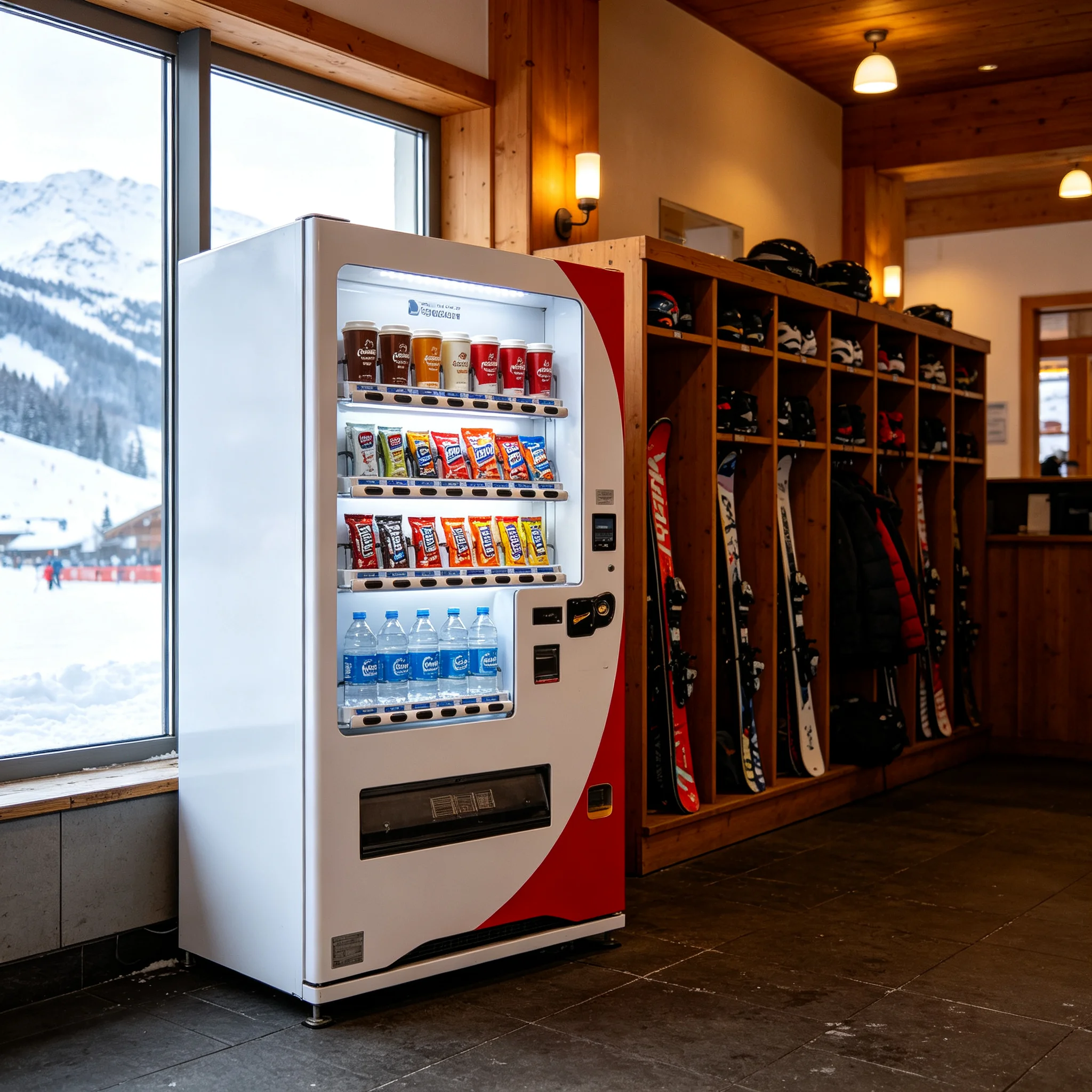 Industrial Grade Vending Machine Heavy Industry Park Vending Machine With Thick Steel Shell