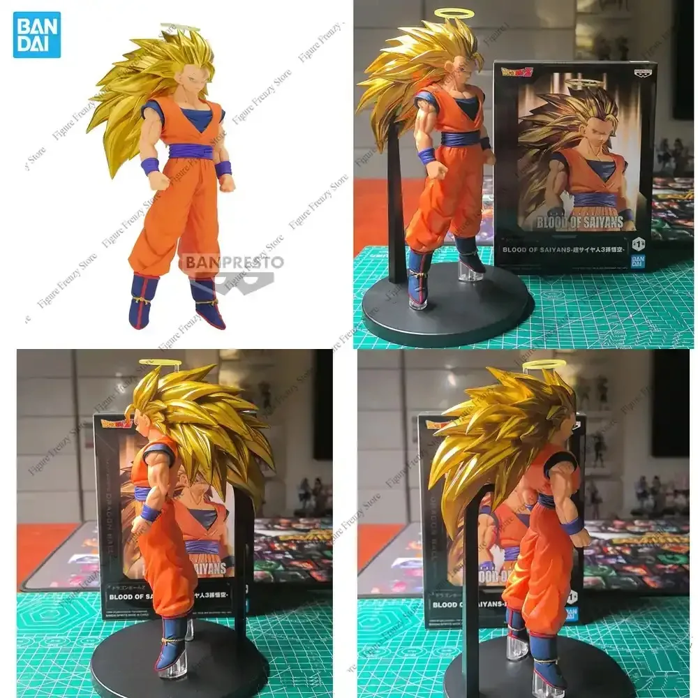 

Special Offer Banpresto Dragon Ball Anime Figurines for Super Saiyan 3 Goku Action Figures for DBZ Collectible Model Toys