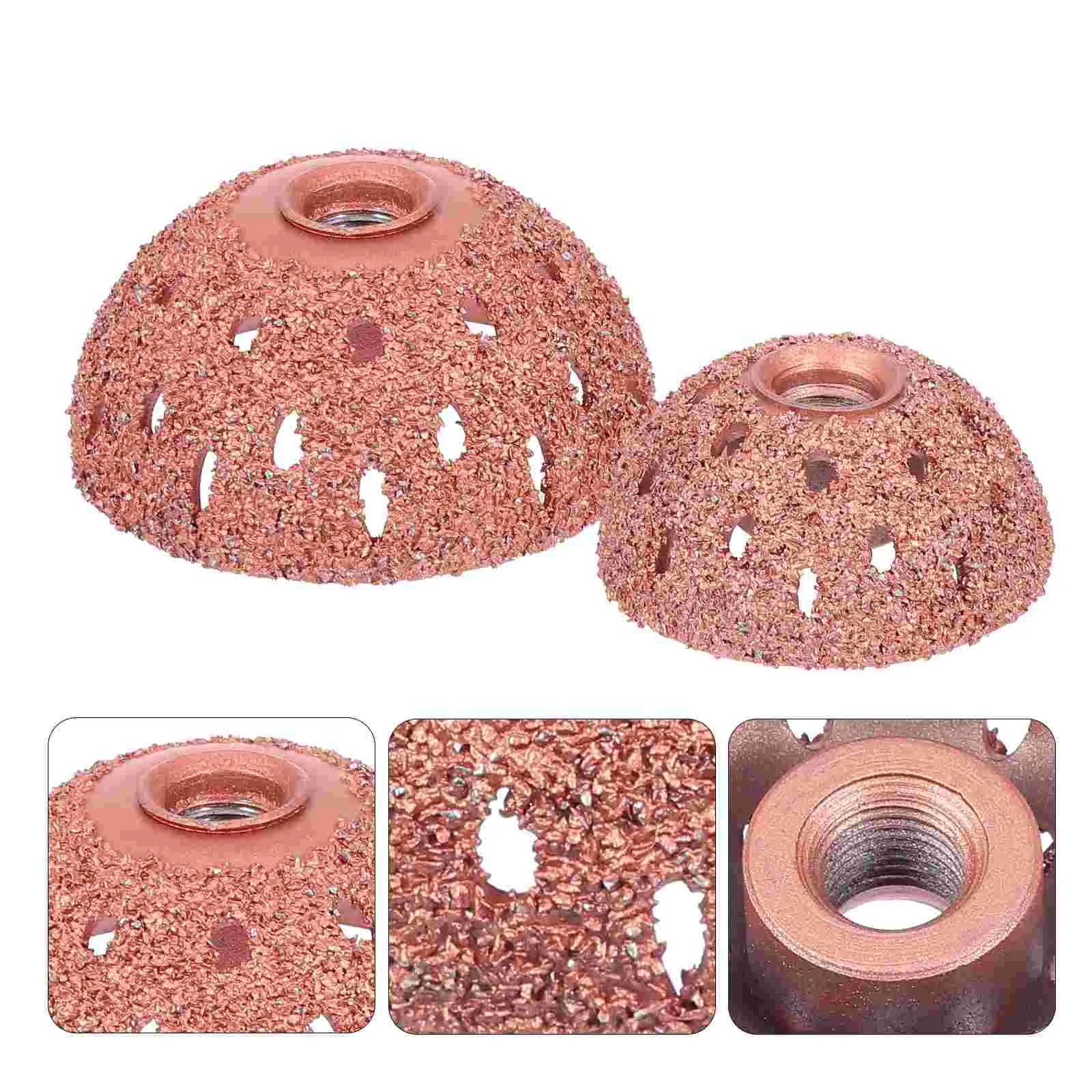 1 Set Tire Buffer Wheels Grinding Heads Bowl Repair Heads for Car Tire Tire Buffing Wheel Tire Buffer Head