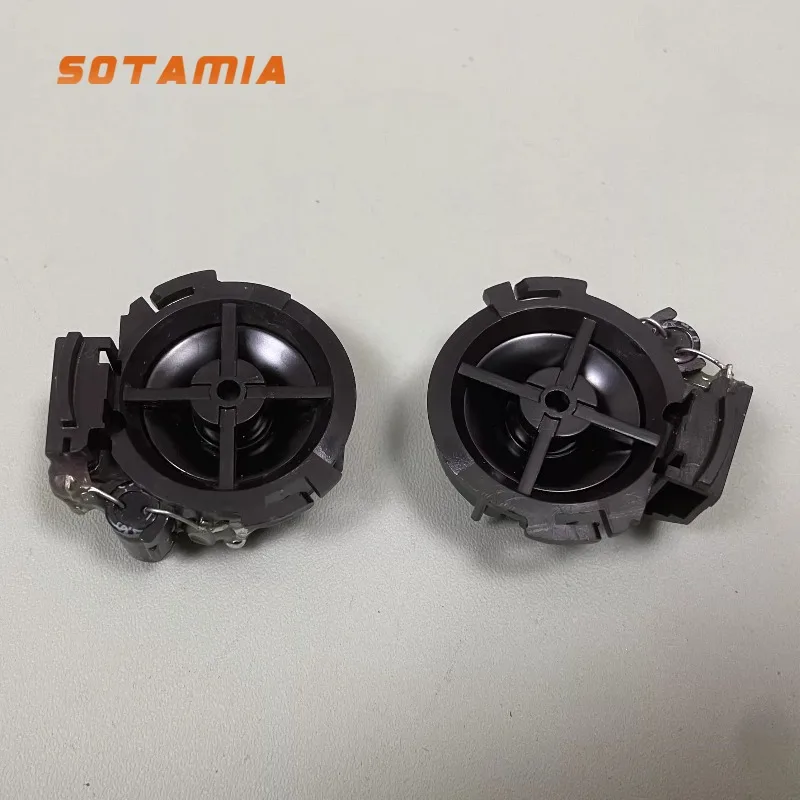 SOTAMIA 2 Peças Tweeter de Áudio de 1 Polegada 4 Ohm 20W 30mm Redondo HIFI Alto-falante de Agudos para Modificação e Atualização de Áudio Automotivo