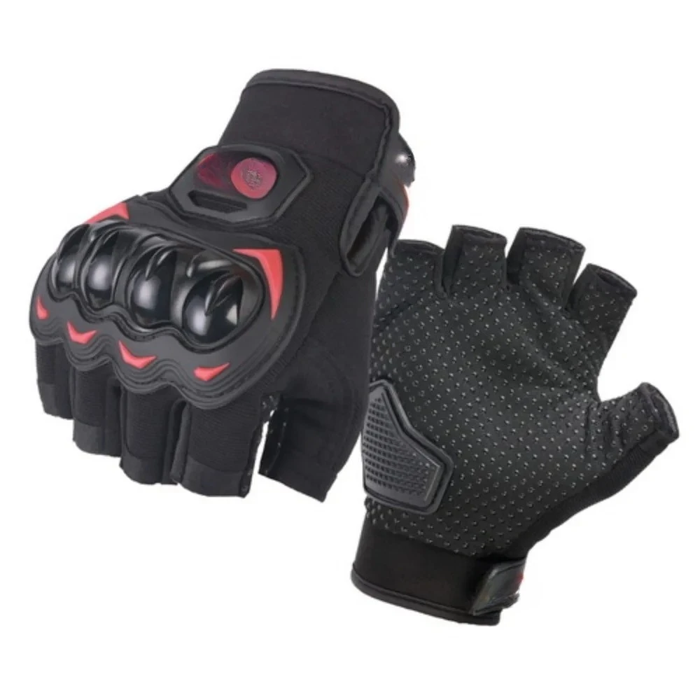 

Motorcycle Breathable RidingGloves for Men - Half-FingerSummer Impact-Resistant Bicycle Motorcycle Summer Riding Protective Gear