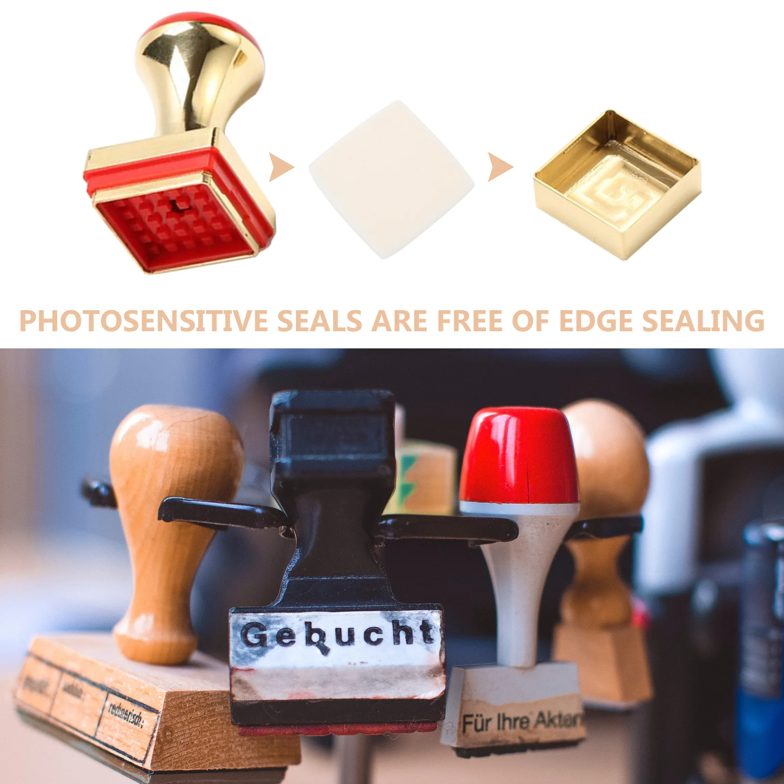 

20Pcs Photosensitive Pad Durable Square Sponge DIY Stamp Making Supplies Practical Seal Sponge Mats Easy Use Photosensitive Pad